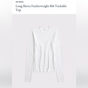 Abercrombie featherweight ribbed top